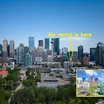 Entire Condo Downtown, Walk To Bmo & Stampede, Parking, 1,5 Hrs To Banff